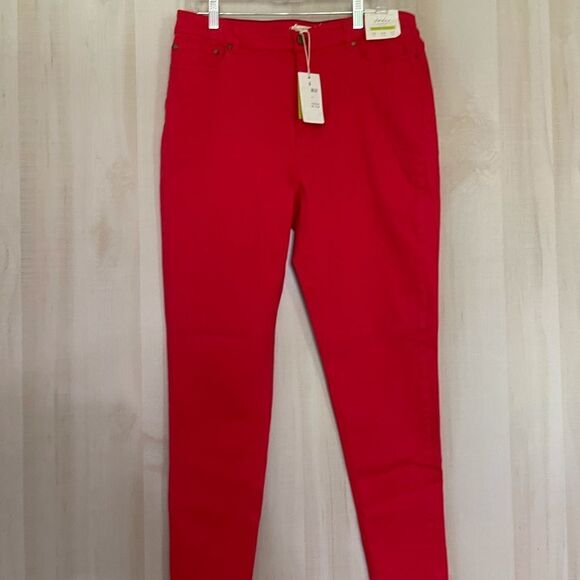 NWT Joules red super skinny jeans, size 12‎ - Picture 2 of 15